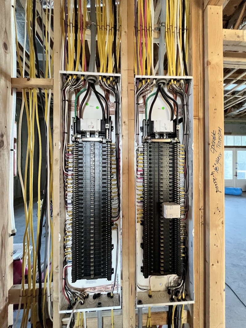 Commercial electrical wiring project in the Largo area